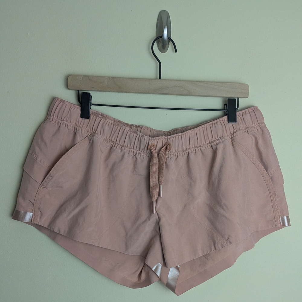 Adidas Stella McCartney pink running athletic shorts